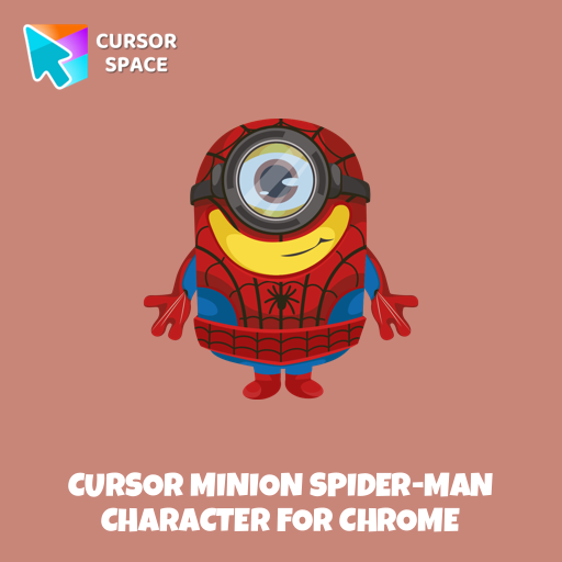 Cursor Minion Spider-Man Character For Chrome